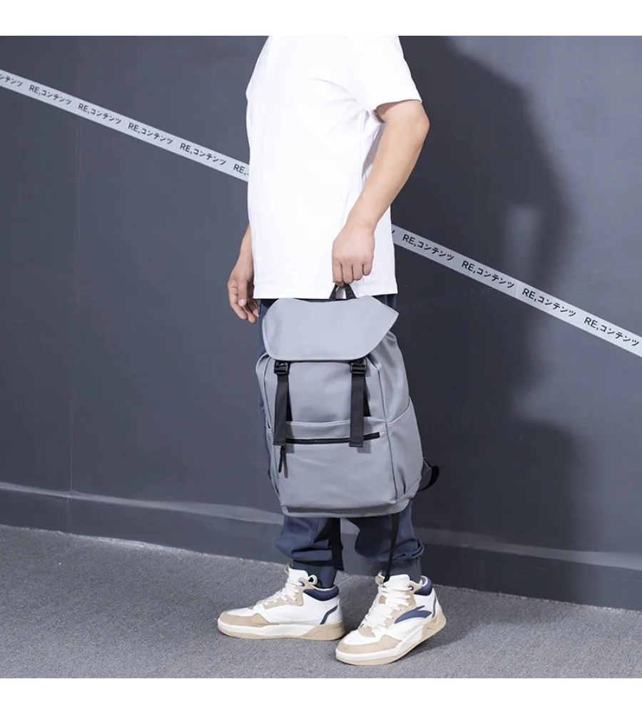 School bag trendy fashion commuter bag leisure travel computer backpack backpack men and women with the same large capacity