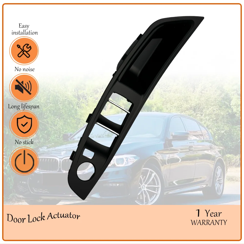 For Door Handle Cover Window Switch Armrest Panel for BMW 5 Series F10/F11 520,523,525,528,530,535,550 2010-2016 Driver Side Doo
