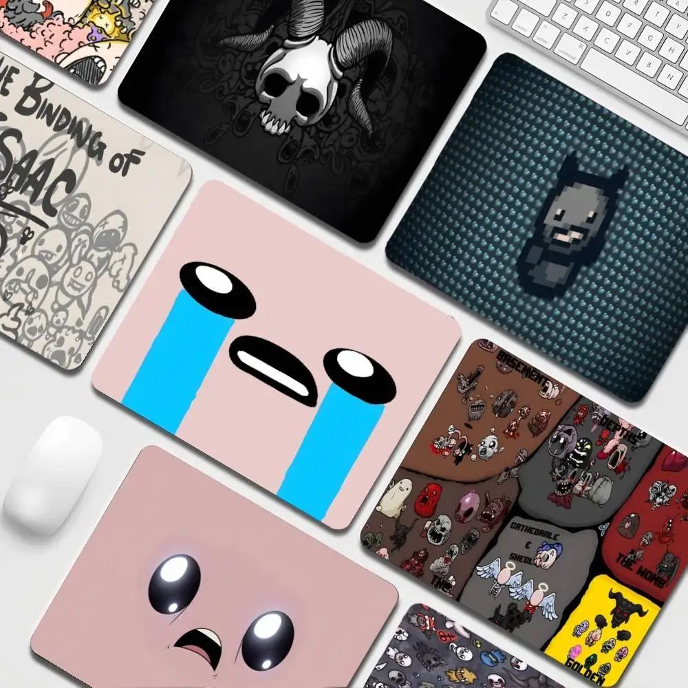 لعبة B-Binding Of Isaac المطاط الصغيرة سطح المكتب حصيرة مكتبية Kawaii الألعاب اكسسوارات الطلاب لوحة الكتابة لسجاد ماوس الكمبيوتر