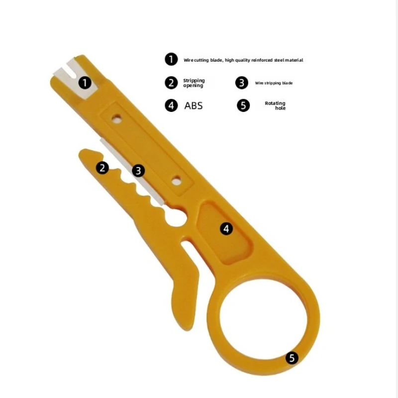 1PC Wire Stripper Knife Crimper Pliers Crimping Tool Cable Stripping Wire Cutter Multi Tools Cut Line Multifunctional Hand Tools