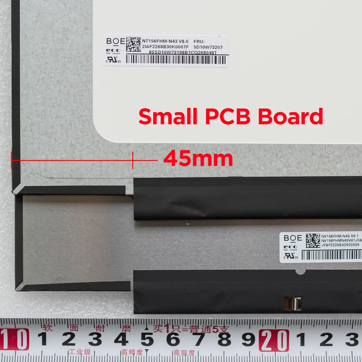 NT156FHM-N43 de pantalla LCD para portátil, accesorio para Lenovo V15, G3, E15, Gen4, ideapad 5-15, 15,6x1920, 30 Pines, 1080, N156HGA-EA3, compatible con B156HTN06.2