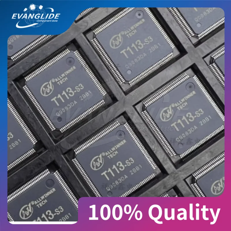 1 PCS 100%Quality & New T113-S3 T113 S3 T153MX T153M3-QCX T507 T507-H T113-i  Dual-coreMicrocomputer Chip