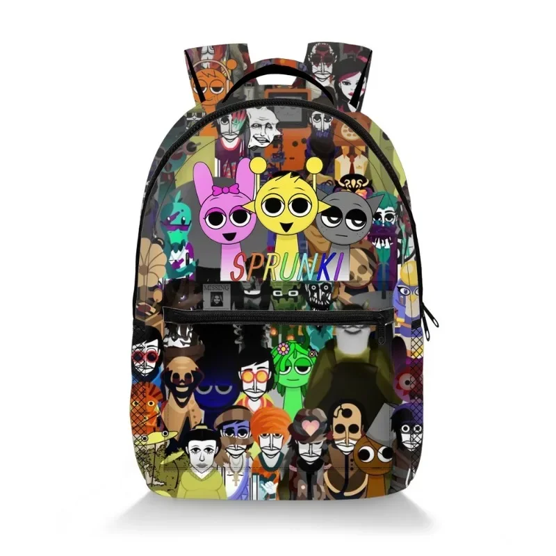 Mochila Sprunki para niños, mochila Incredibox para niños, mochila de dibujos animados de Anime para estudiantes, mochila escolar para niñas, mochila para niños, regalo de cumpleaños