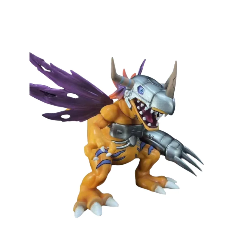 18cm metalowa figurka Greymon Anime cyfrowe figurki potworów Gk cyfrowy świat kolekcja modeli ozdoba prezenty zabawki dla chłopców