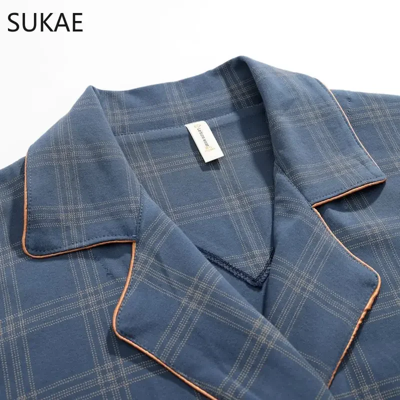 EE01 L-4XL Роскошный мужской халат на осень-зиму, вязаный хлопковый мужской халат с длинным рукавом и шалевым воротником, элегантное мужское кимоно V-necIo0!