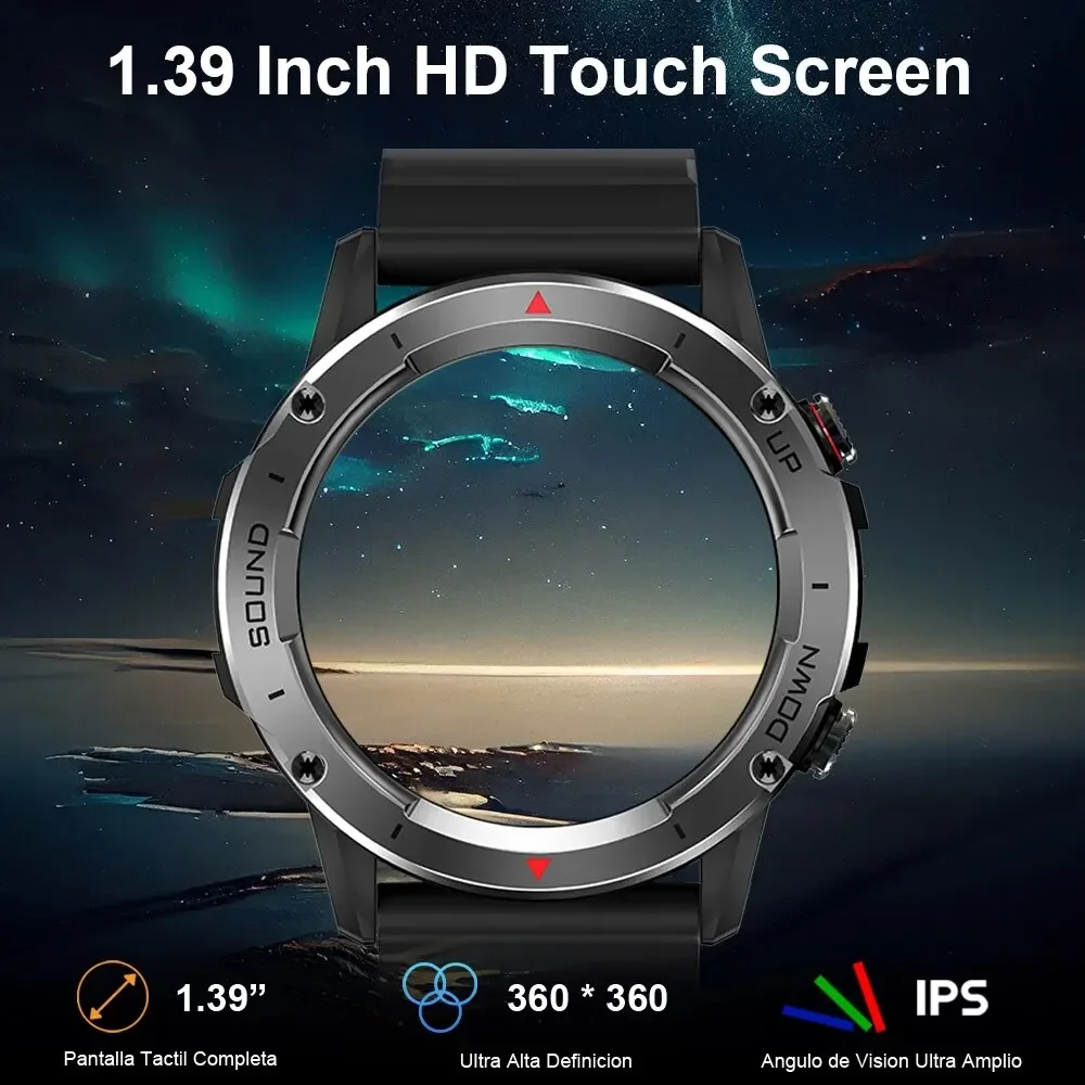 Xiaomi 1.39 pollici HD Bluetooth Call Smart Watch Men IP68 impermeabile sport Fitness Tracker Smartwatch per IOS Android NX9