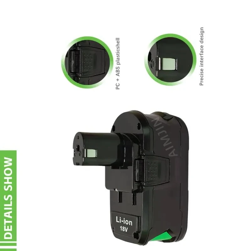 

18V 6000mAh Lithium-ion Rechargeable Battery Suitable for RYOBI Electric Tools P108 P109 P106 P105 Preplacement