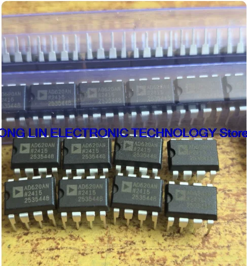AD620AN low drift/low power instrumentation amplifier can be directly photographed    1PCS -1lot