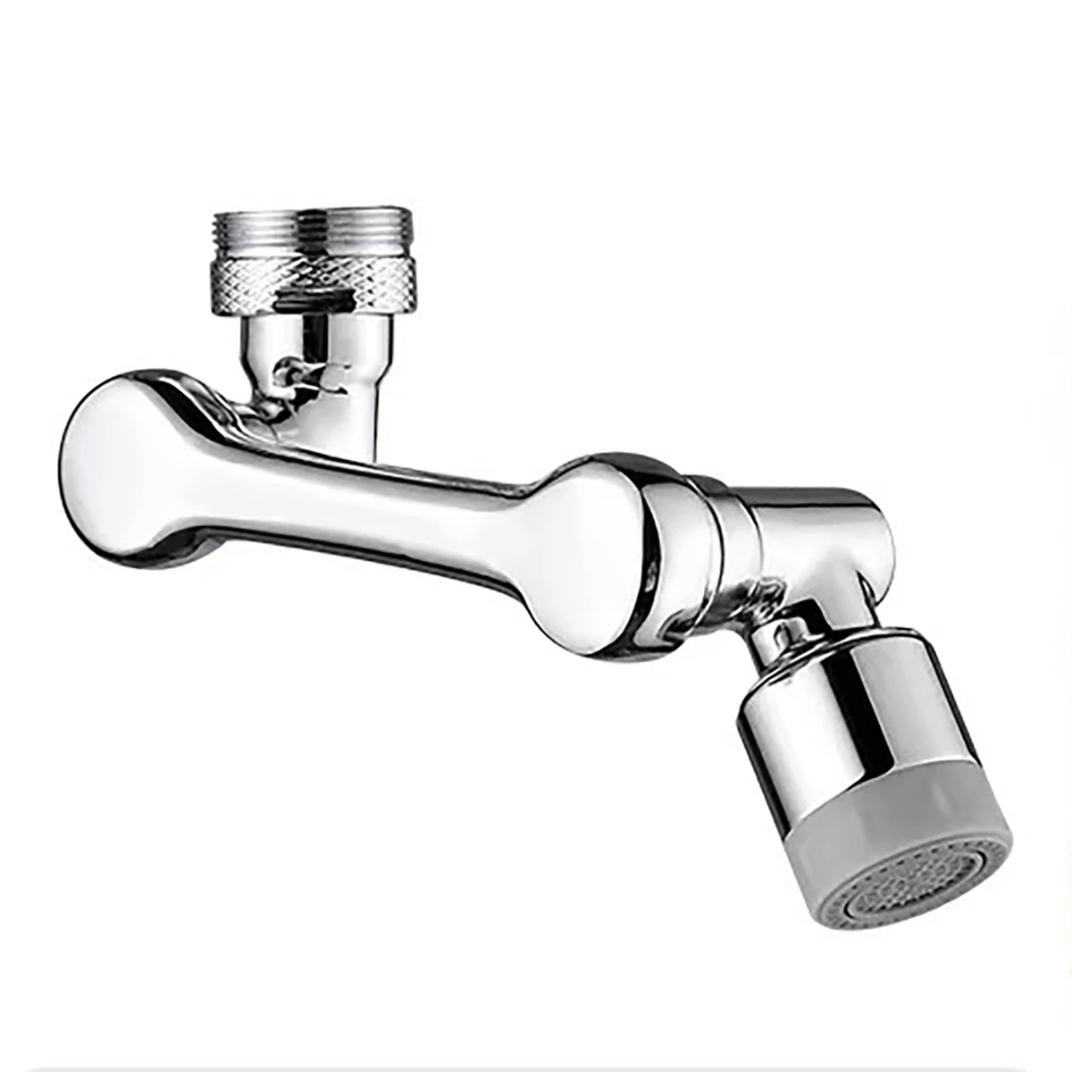 New Universal Rotation Extender Faucet Aerator Plastic Splash Filter Kitchen Tap Washbasin Faucets Bubbler Nozzle Robotic Arm