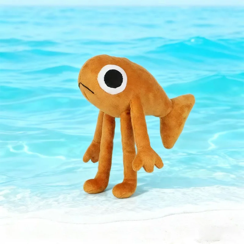 25CM Game Le Poisson Steve Plush Stuffed Anime Peripherial Animals Fish Soft Cotton Soft Doll Collection Kid Birthday Xmas Gifts