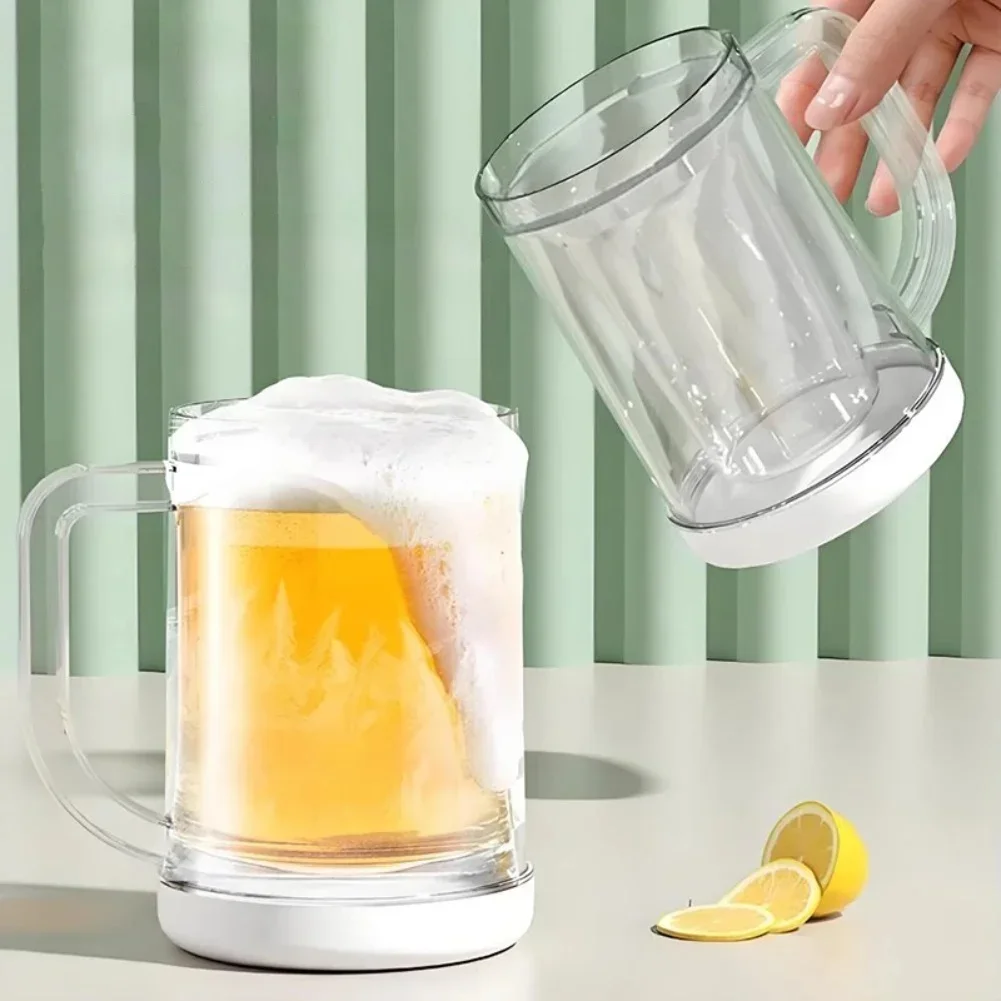 Double Layer Insulation Cup Cocktail Cup 14.7*14*9.5cm Beverage Cooling Cup Drinkware Collection Easy To Clean Large Volume