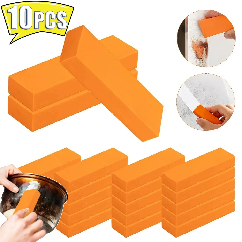 1-10PCS Einfach Kalk Radiergummi Gummi Haushalt Küche Reinigung Werkzeuge Küche Wc Rost Pinsel Bad Glas Rost Entferner