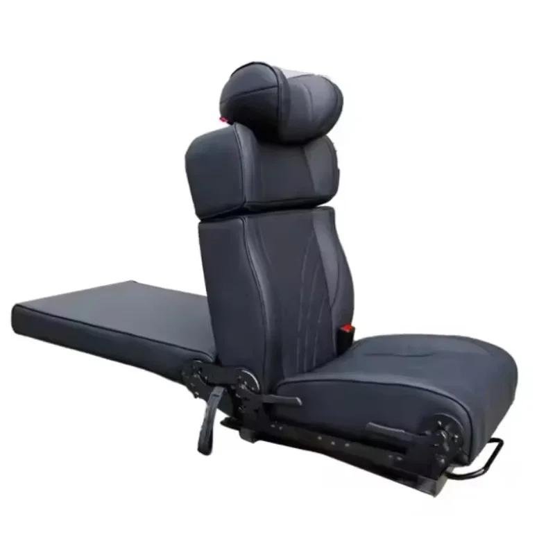 High Quality Customizable Three-Fold Leather Seat Bed for RV Van Motorhome Caravan Seat Modification Car Seat Bed Campervan Van