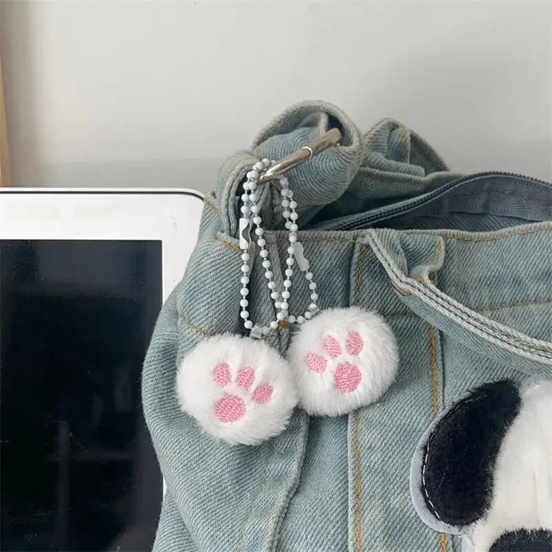 

3 шт., милый мультяшный волосатый кошачий коготь, шар, украшение, кулон, брелок, кавайный орнамент, мягкая кукла, рюкзак, подвеска, аксессуары, подарок