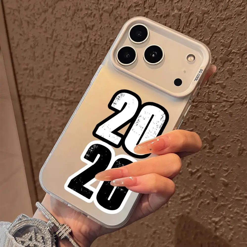 أحدث 2026 أرقام قضية الهاتف آيفون 17 16 15 14 13 12 11 برو ماكس الهواء ماتي ليزر أورورا للصدمات فوندا #3