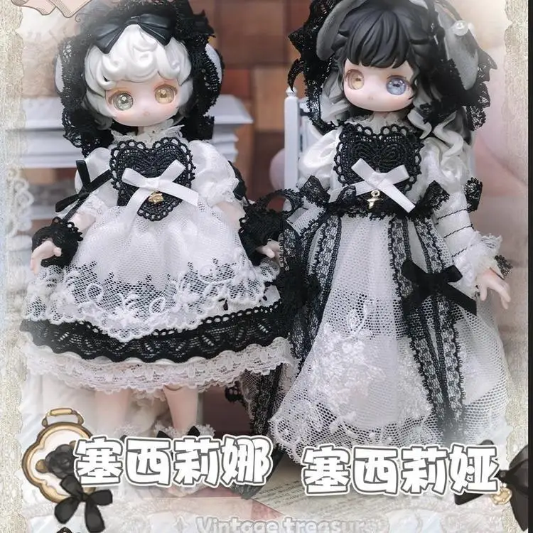 

Bjd Kiseki Vintage Treasures Series Mjd Blind Box 1/12 Movable Doll Figure Model Mystery Box Desktop Decoration Trendy Toys Gift