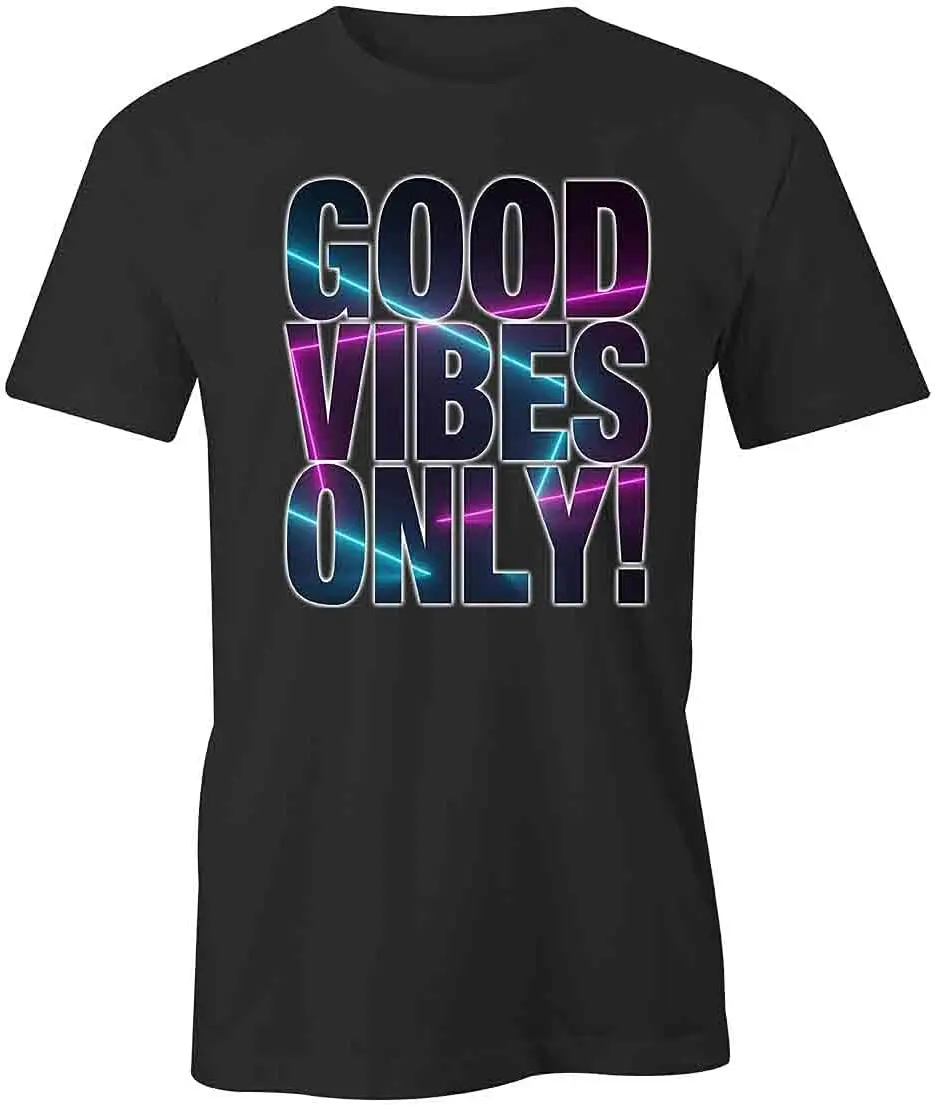 Good Vibes Only T-Shirt | Black, Printed Tees, Graphic Tshirts