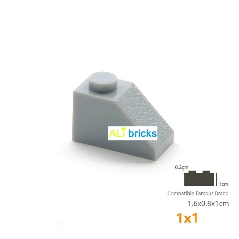 

50g/82Pcs 3040 1x2 Slope Building Block Moc Color Accessories Compatible with Brick Children Toy Assembly Gift Box