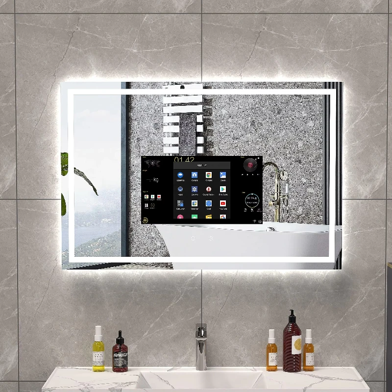 

Розничное зеркало для ванной комнаты с сенсорным экраном Android TV