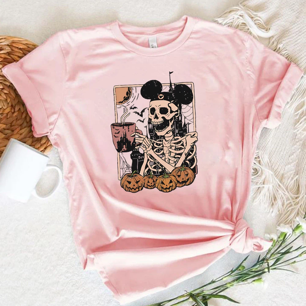 Super Cute Halloween Pumpkin Shirt Halloween Party Trick or Treat Tees Women's T-Shirt Unisex Crewneck Tops Y2k Clothes Harajuku