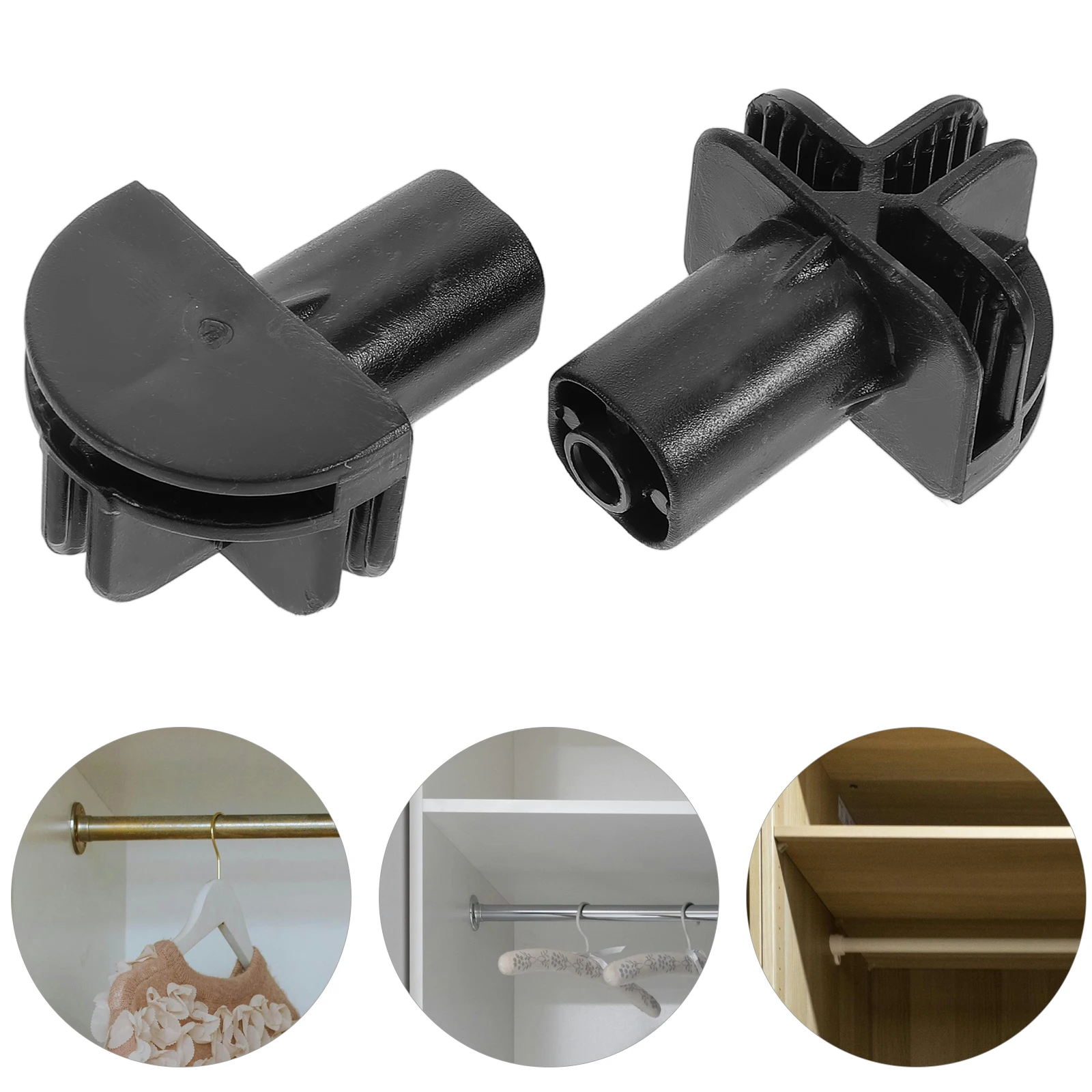 

8pcs Wardrobe Buckle Wire Shelving Modular Connectors Sturdy Plastic Cube Closet ganizer Storage Solution DIY Accessories