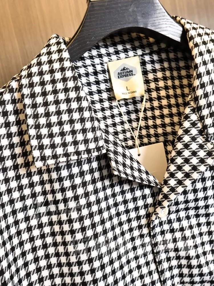  Line! Summer Men's OS Fit Cuban Collar Short Sleeve Shirt! Fashionable Urban Style! Breathable Polyester Blend!