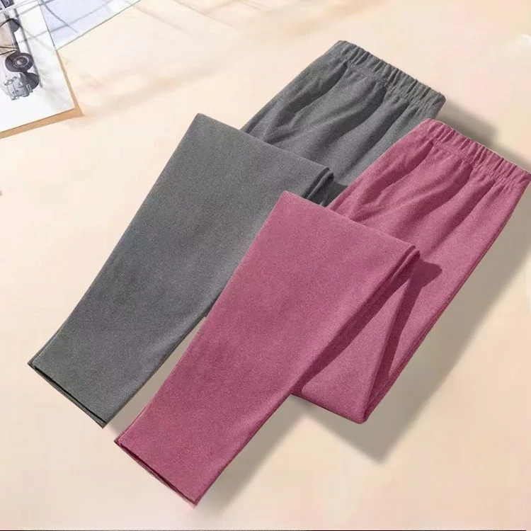

plus Size Men's High Waist Double Sided Fleece Autumn Pants Thermal Underwear Comfortable Soft Material Home Clothes