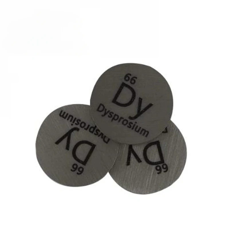 Dysprosium Metal Disc Periodic Table Of Elements Dy Chemical Element Scientific Research Materials High Purity