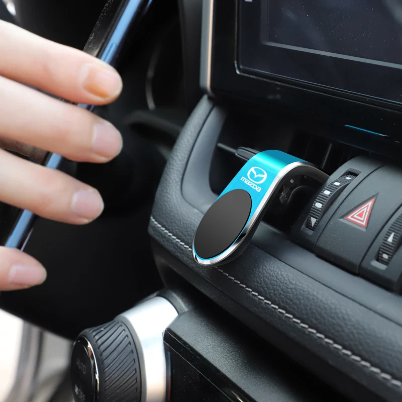 Car Phone Holder Air Vent Clip Mount GPS Mobile Phone Stand Holder For Mazda 3 6 CX5 2 CX3 CX9 MX5 RX8 Axela Demio Atenza MS view 4