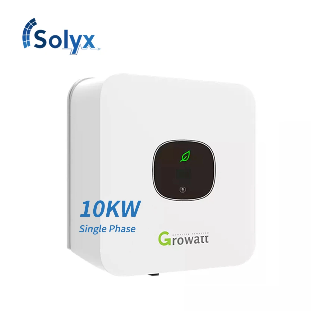 High Quality Growatt Min 10000TL-X IP65 MPPT LED Solar Energy DC AC 10kw Single Phase On-Grid String Inverter 98.4% Efficiency