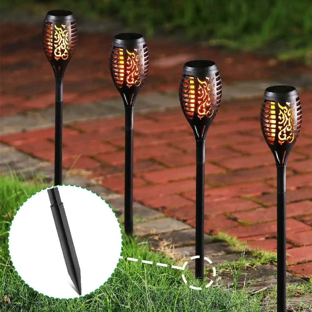 Plastic Ground Nails,Solar Flashlight Replacement Lamp Ground Stakes, Suitable for Garden Lights,Outdoor Courtyard 24Pcs