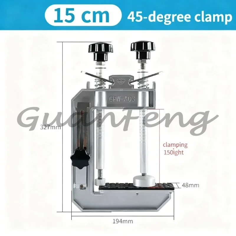GF‑Clamp 45‑Degree Waterproof Stone Mitre Clamp for Marble Countertop 90‑Degree Right‑Angle Seam Splicing Installation