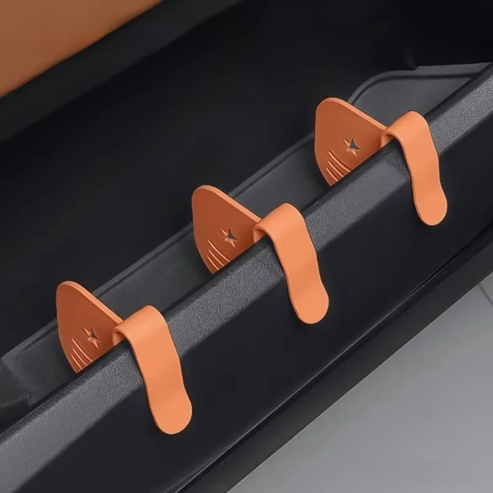 3PCS ABS Car Storage Box Partition Rear Clip Installation Tool Free Installation Car Organizer Partition Removable Adjustable