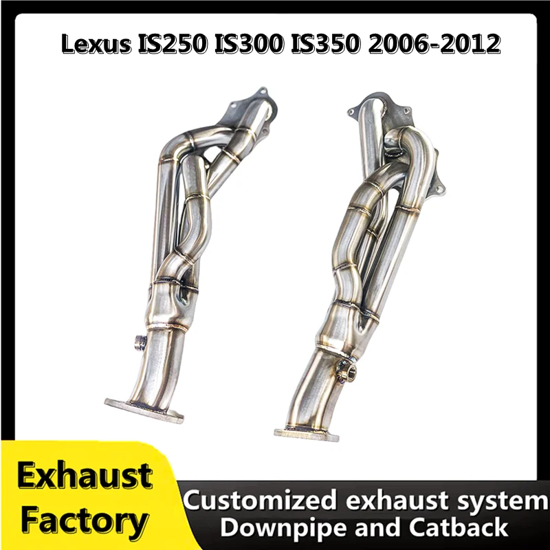 

For Lexus IS250 IS300 IS350 2006-2012 Engine Stainless Steel Exhaust Muffler Pipe Exhaust Manifold downpipe