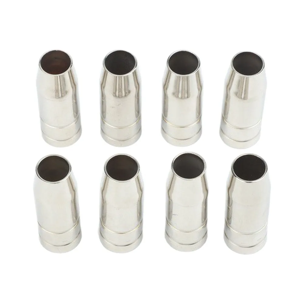 

25AK Nozzle Gas Nozzle Protective Chrome-Plated Brass Material Silver Welding Applications For 25AK Welding Torch