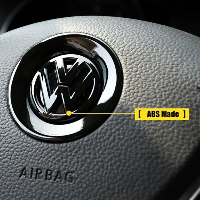 

ABS Interior Steering Wheel Emblem for VW Golf 7 Marks Model