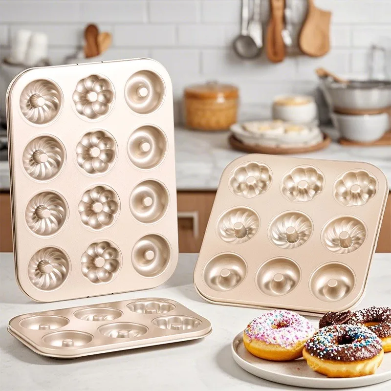 Doughnut Molds, Mini Cupcakes, Baking Tools, Macarons, Dessert Making, Household Baking Trays, Ovens, Kitchenware