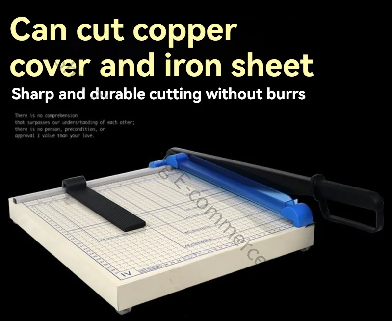 Paper Cutter Steel Manual Paper Trimmer  Office 12 Inch Photo Paper Cutting Machine