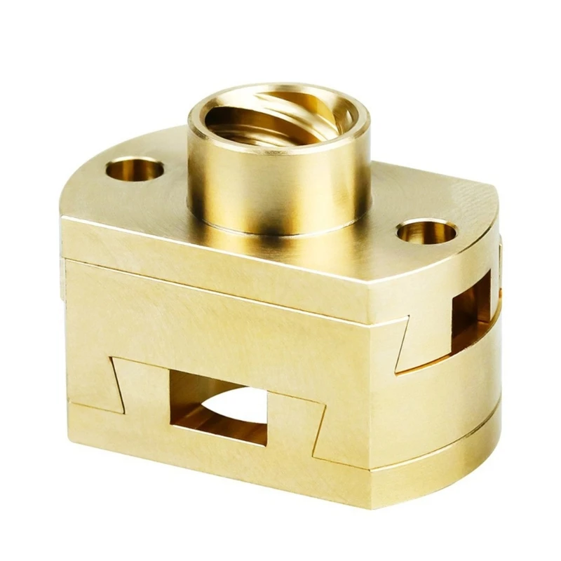 

Square Brass Upgraded Coupler Z-axis Screw Coupling for CR10 S4S5