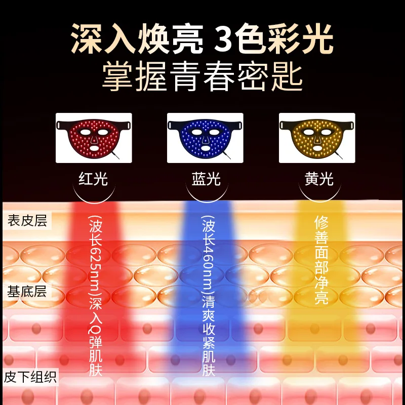 Silicone LED face mask (listing 9948), view 4