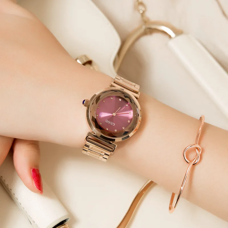 New Women'S Watch, Simple Stainless Steel Design, Preppy Style, Steel Band, Ladies' Quartz Wristwatch, Watches And Accessories.