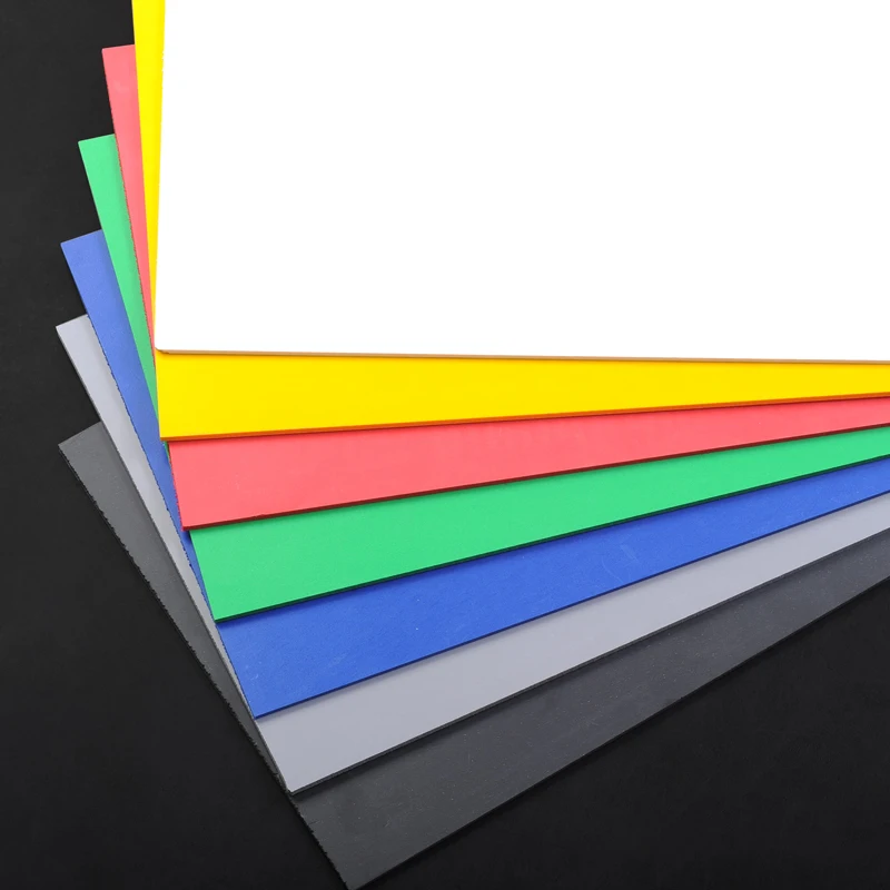 200 x 300/300 x 400 mm farbiges PVC-Schaumstoffbrett, handgefertigtes Modellbaumaterial, Kunststoff-Flachbrett für DIY-Gebäudemodellmaterialien – Detail 2