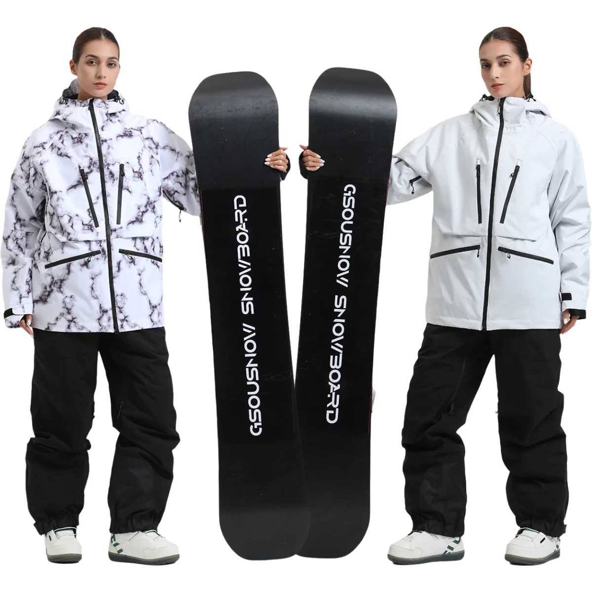 

Gsou Snow, спортивные износостойкие пальто на открытом воздухе, водонепроницаемые ветрозащитные зимние утолщенные лыжные теплые одежды, топы, лыжная куртка