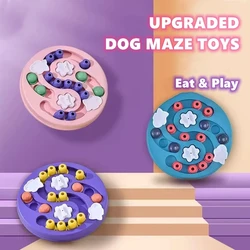 Dog Puzzle Toys Interactive Games Increse IQ Training & Enrichment Puppy Mental & Relieve Anxiety Pet Slow Feed Dispenser Bowl