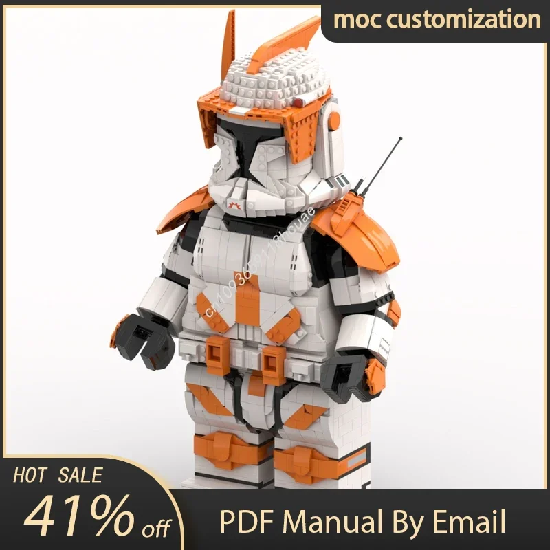 

2789 шт. Moc Star Battle Clone Commander Cody Phase 1 Мегафигурка Модель Строительные блоки Кирпичи Diy Творческая сборка Игрушка Подарок ребенку