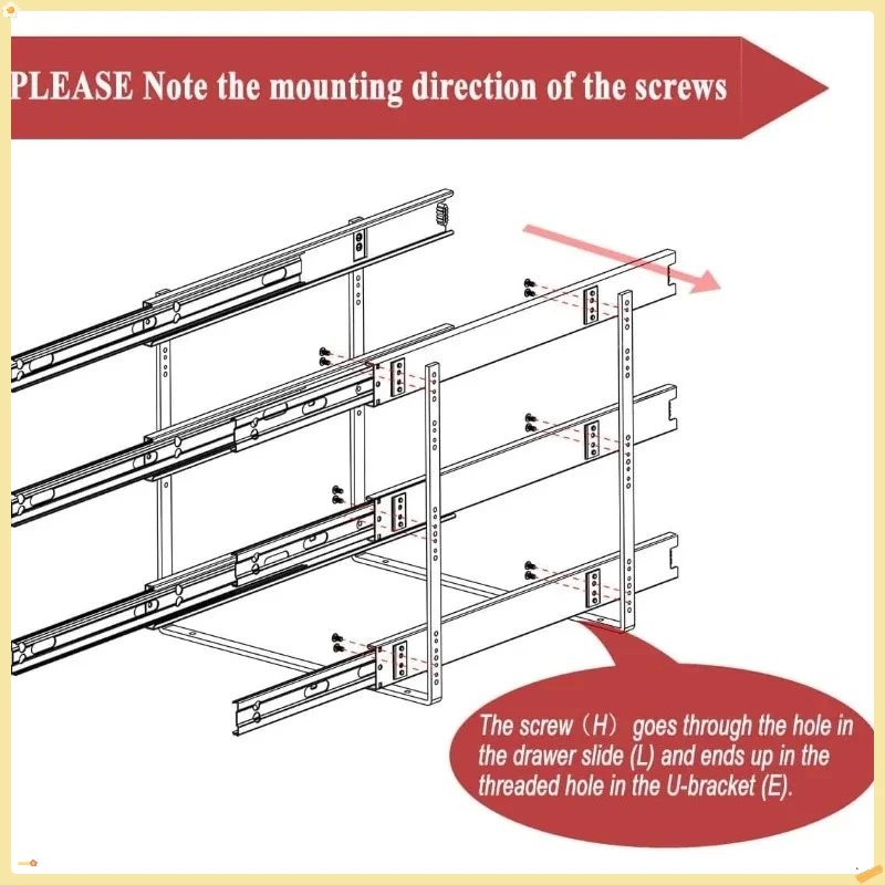 3段スライド式キャビネットオーガナイザー、20x21インチの引き出し式収納、ベースキャビネット用