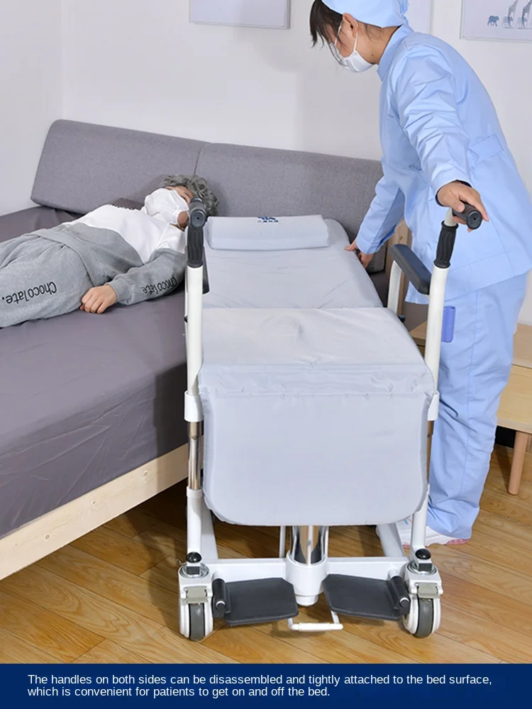 Hydraulic lif nursing transfer device for elderly shift machine