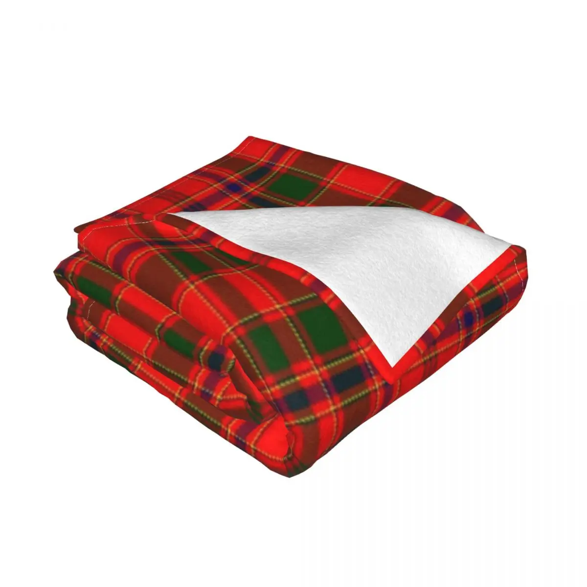 Red Modern Tartan Plaid Blanket Soft Fleece Spring Warm Flannel Fashion Gingham Throw Blankets for Sofa Outdoor Bed Quilt