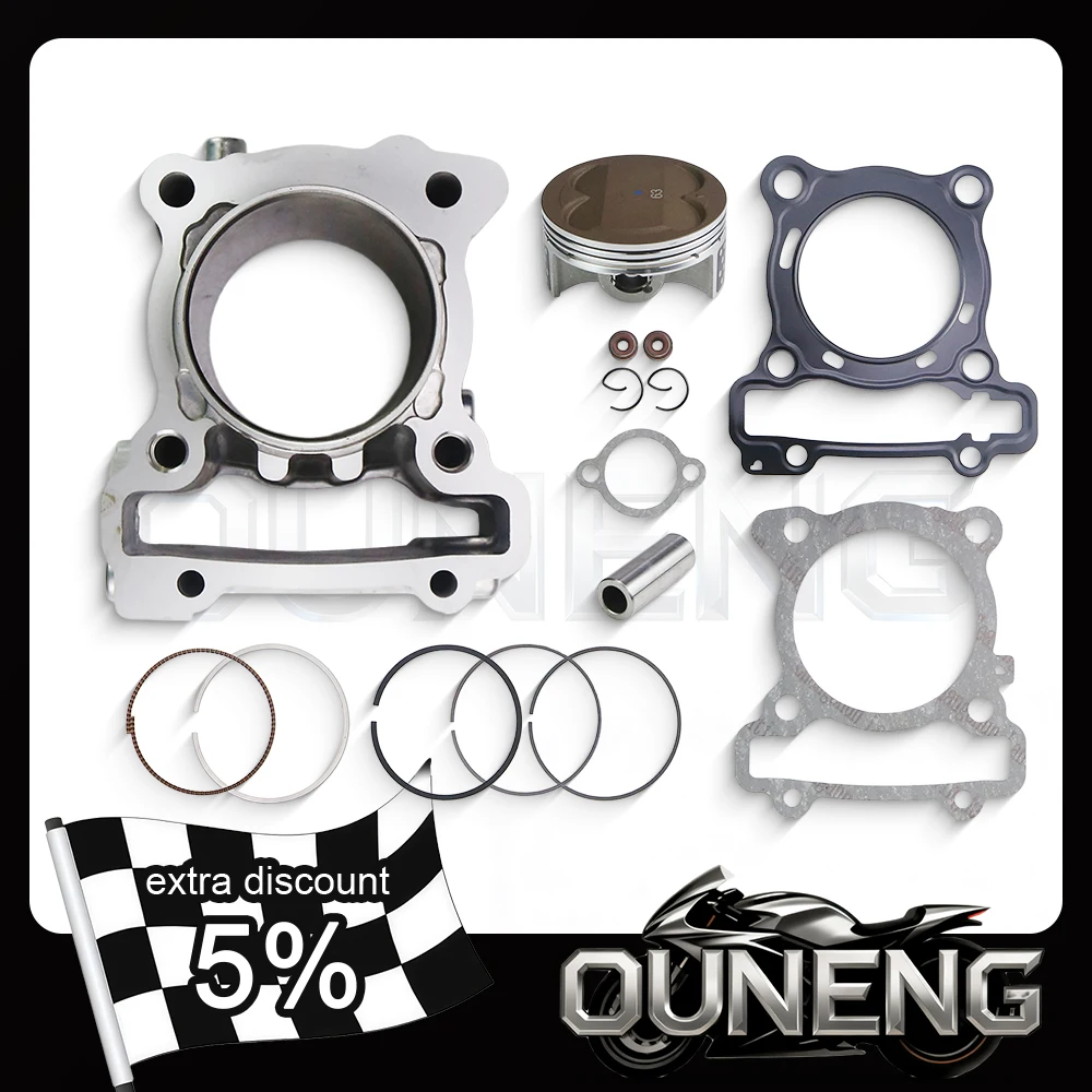 63mm Big Bore Cylinder Kit For Yamaha NMAX155 Aerox155 NVX155 2017‑2025 183CC Engine Modify Parts