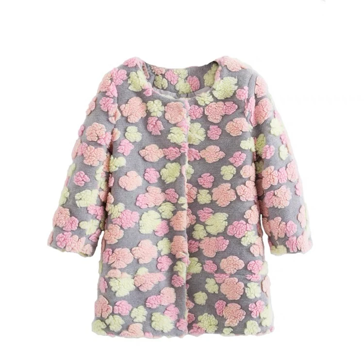 Korean Style Slim Fit Woolen Coat Women's Mid-Length Sleeveless Jacket Three-Dimensional Flower Design Warm Outerwear